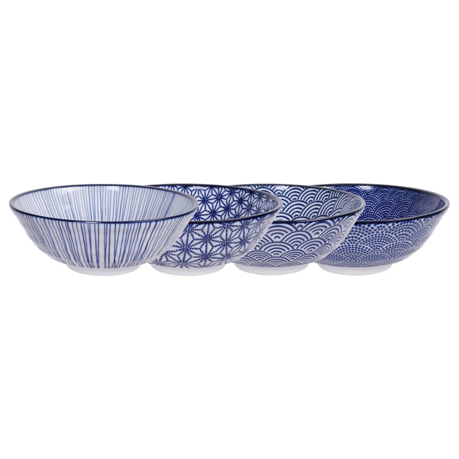 Tokyo design studio Tokyo design studio Nippon Blue skål 21 cm. 4 stk. – detaljebillede (Skål)