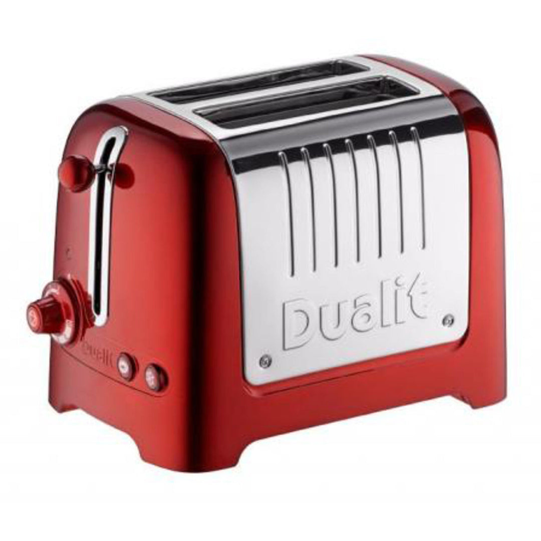 Dualit Dualit Lite Brødrister til 2 skiver, High Gloss Rød ❤ produktbillede (Brødristere)