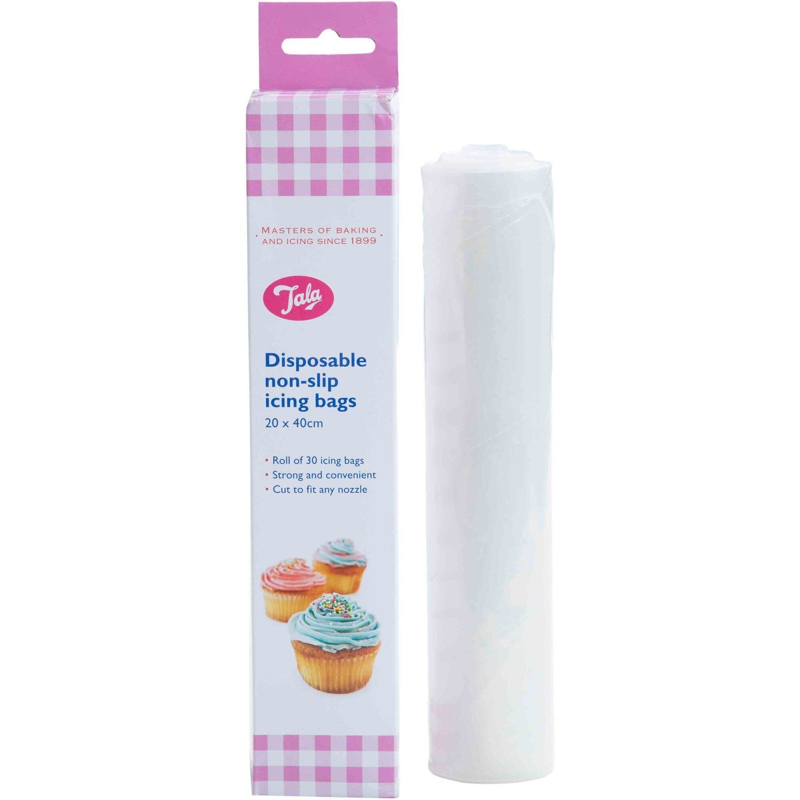 Tala Tala Engangssprøjteposer, 30stk. – vinkelbillede (Sprøjtepose)