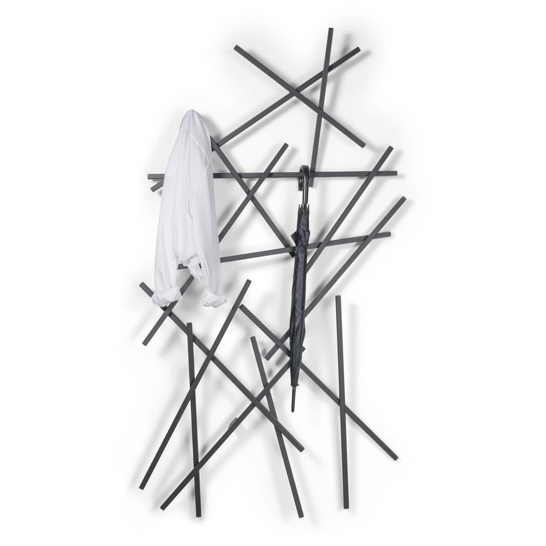 SPINDER DESIGN Matches knagerække sort stål 100x184