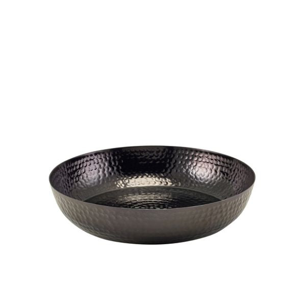 Produktbillede af Genware Sort Hamret Aluminiumsfad 31cm på tilbud i brug