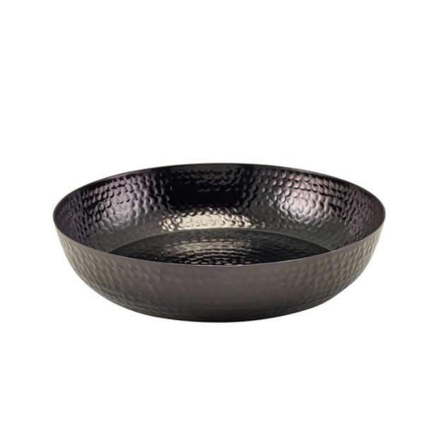 Produktbillede af Genware Sort Hamret Aluminiumsfad 44cm på tilbud i brug