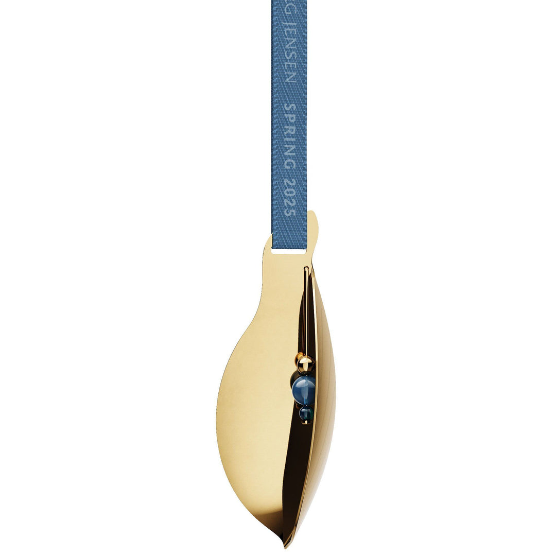 Georg jensen Georg jensen Spring 2025 prydningsblad, 18K guld ❤ produktbillede (Ornament)