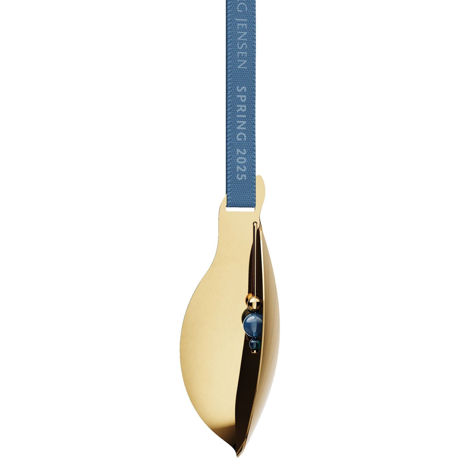 Georg jensen Georg jensen Spring 2025 prydningsblad, 18K guld ❤ produktbillede (Ornament)