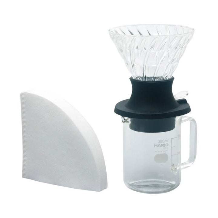 Produktbillede af V60 Immersion Dripper Switch Server Sæt 02 Sort på tilbud i premium kvalitet