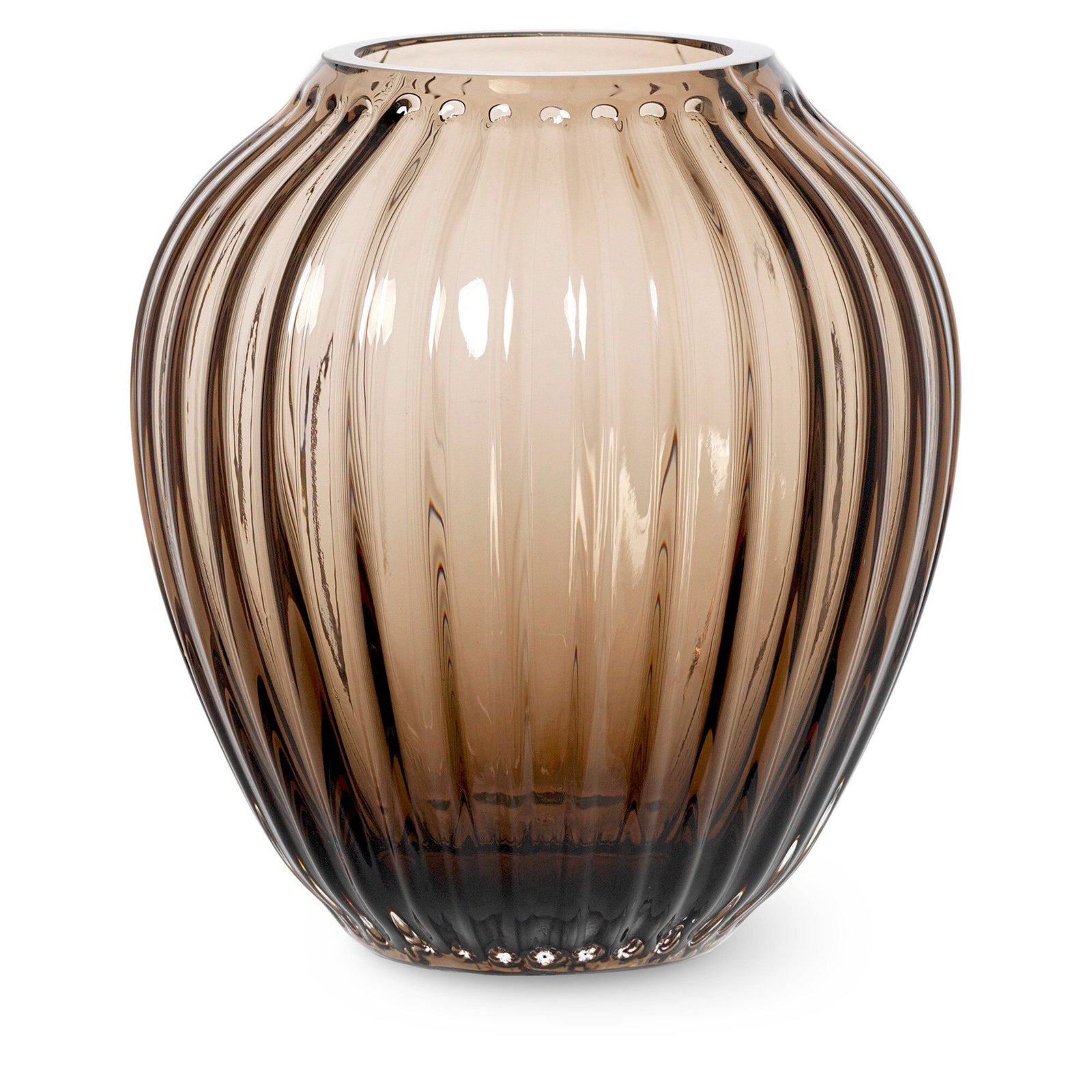 Kähler Kähler Hammershøi vase, 14 cm, valnød ❤ billede i brug (Vase)