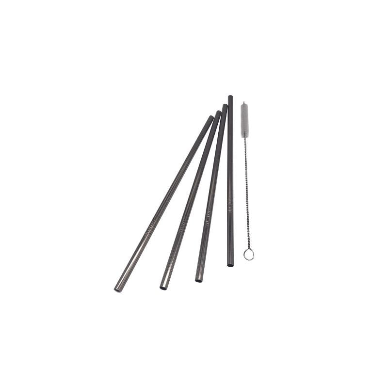 Sugerør 4 Stk + 1 Børste ❤ Kæmpe udvalg i Steel-Function ❤ Billig fragt og hurtig levering 2 - 5 hverdage - Varenummer: BAR-673610 / Ean: '5708748301209 på lager - Udsalg på Barudstyr Cocktailtilbehør Metal sugerør Spar op til 56% - Over 785 kendte brands på udsalg