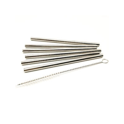 Sugerør 6stk + 1 Børste ❤ Kæmpe udvalg i Steel-Function ❤ Billig fragt og hurtig levering 2 - 5 hverdage - Varenummer: BAR-673612 / Ean: '5708748301261 på lager - Udsalg på Barudstyr Cocktailtilbehør Metal sugerør Spar op til 62% - Over 322 kendte brands på udsalg