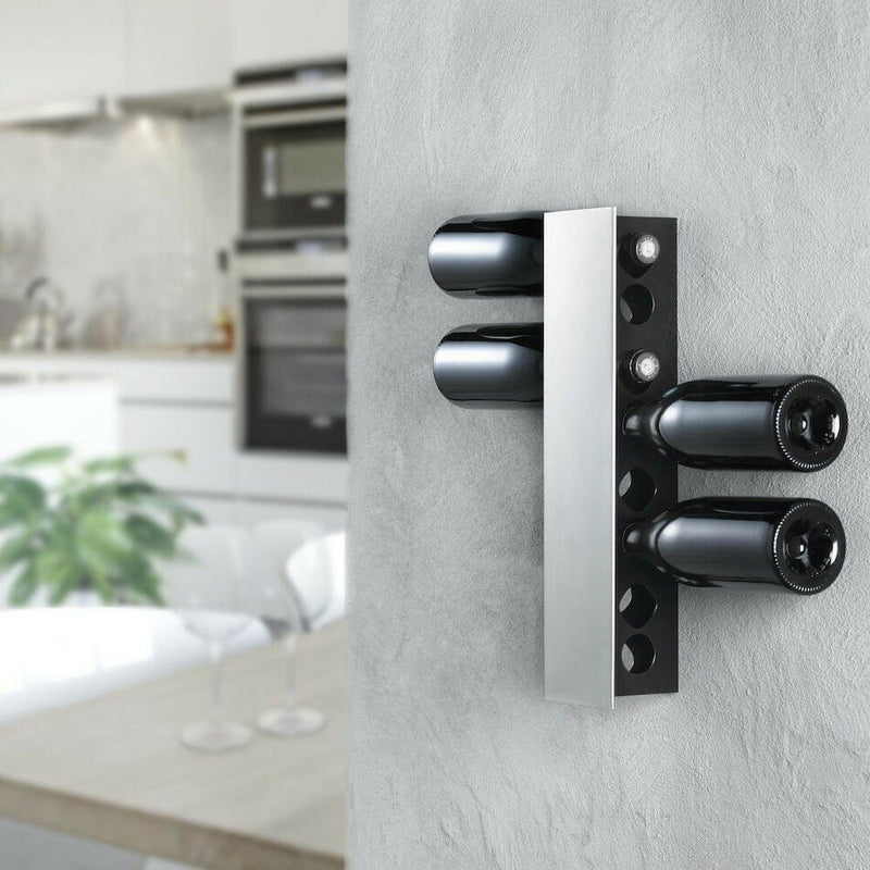 Vinreol Til Væg 8 Flasker ❤ Kæmpe udvalg i Steel-Function ❤ Billig fragt og hurtig levering 2 - 5 hverdage - Varenummer: BAR-12879 / Ean: &