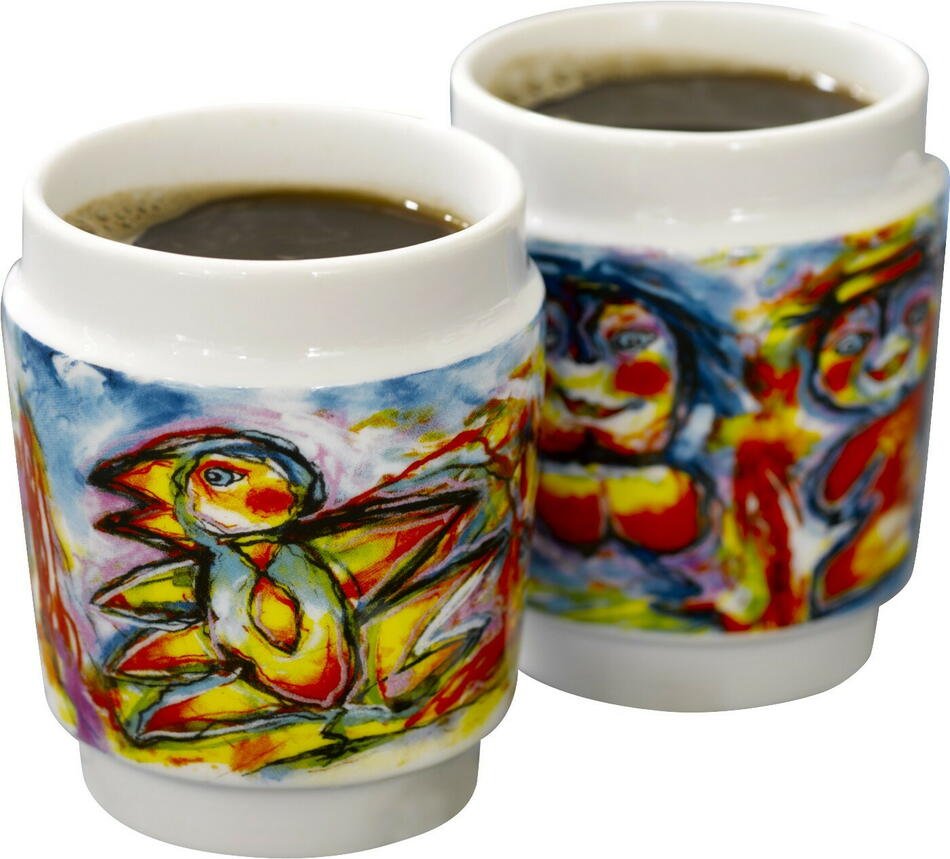 Kunstkopper 6601+6610 Hap.Bird ❤ Stort online udvalg i Steel-Function ❤ Billig fragt og hurtig levering 2 - 5 hverdage ❤ Varenummer: BAR-12909 / Ean: '5708748681004 på lager - Udsalg på Hjem og have | Køkken og spisestue | Service og bestik | Glas og kopper | Krus Spar op til 66% - Over 412 kendte brands på udsalg