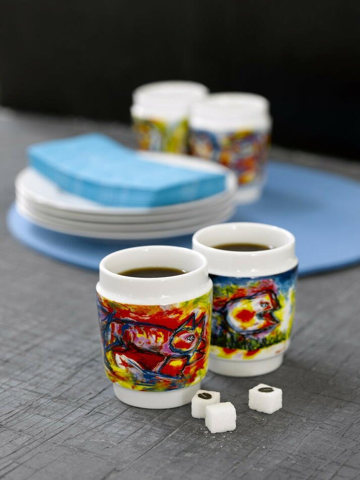 Kunstkopper 6606+ 6602 Hap.Dog ❤ Stort online udvalg i Steel-Function ❤ Billig fragt og hurtig levering 2 - 5 hverdage ❤ Varenummer: BAR-12911 / Ean: '5708748681202 på lager - Udsalg på Hjem og have | Køkken og spisestue | Service og bestik | Glas og kopper | Krus Spar op til 64% - Over 412 kendte brands på udsalg