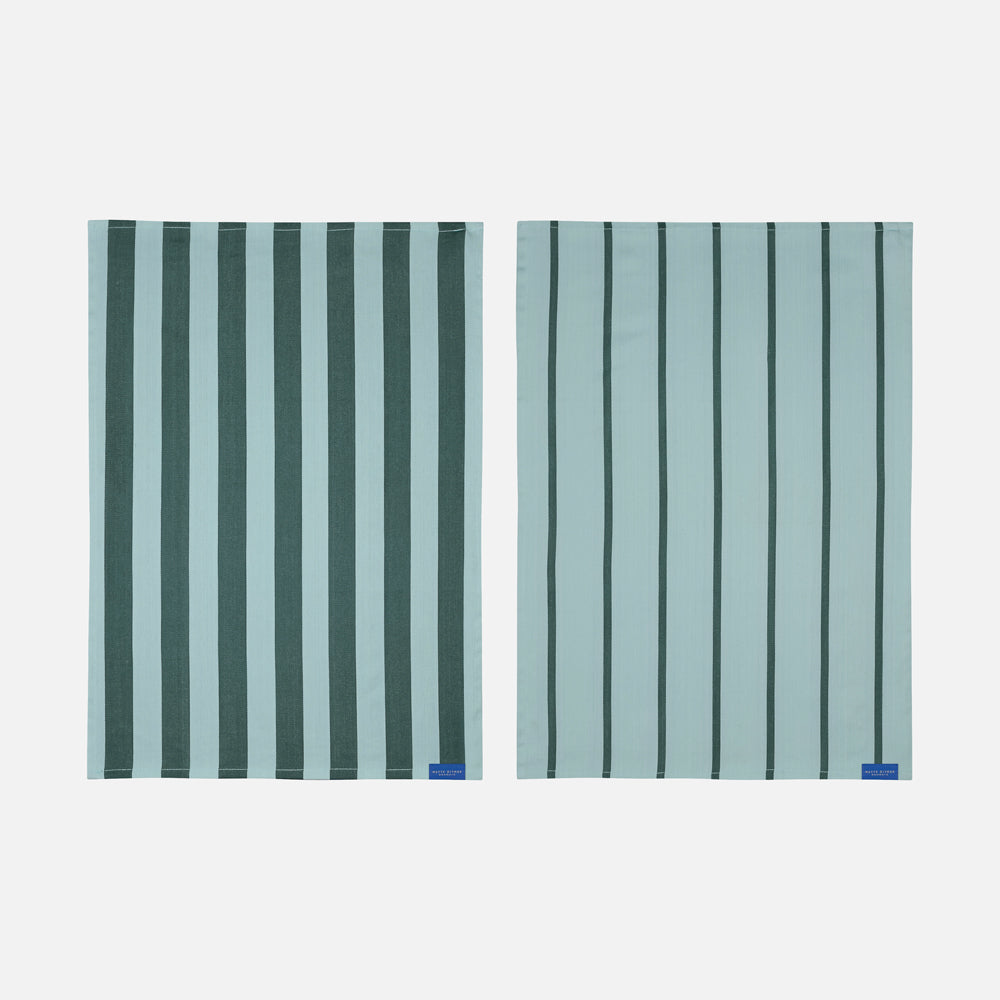 Produktbillede af STRIPES Viskestykke 2-Pak Mintgrøn på tilbud i høj kvalitet