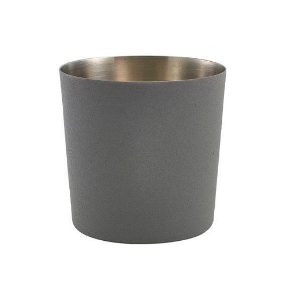 Produktbillede af Jern-effekt Serveringskop Fra Genware 8,5 x 8,5 Cm på tilbud i brug
