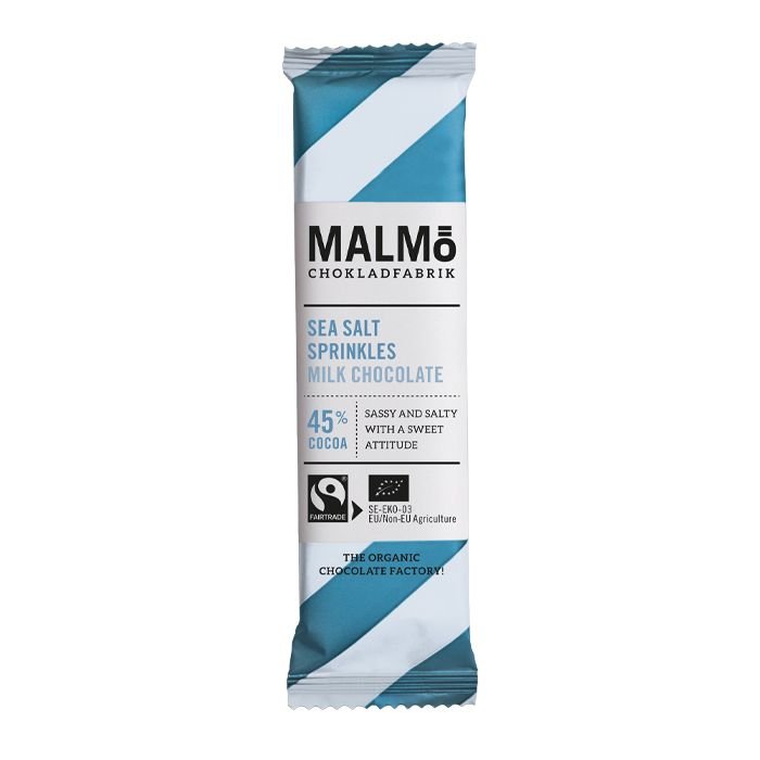 Malmö Chokoladebar Milk 45% Havsalt 25 G ❤ Kæmpe udvalg i Malmö ❤ Billig fragt og hurtig levering 2 - 5 hverdage - Varenummer: BAR-703008 / Ean: '7350037563188 på lager - Udsalg på Delikatesser Snacks Chokolade delikatesSpar op til 54% - Over 412 kendte brands på udsalg