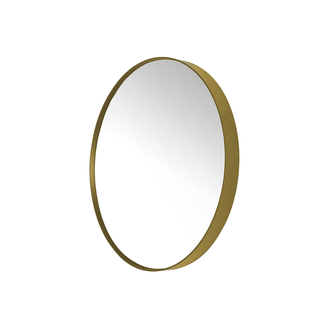 SPINDER DESIGN rund Donna vægspejl spejlglas og guld stål Ø60
