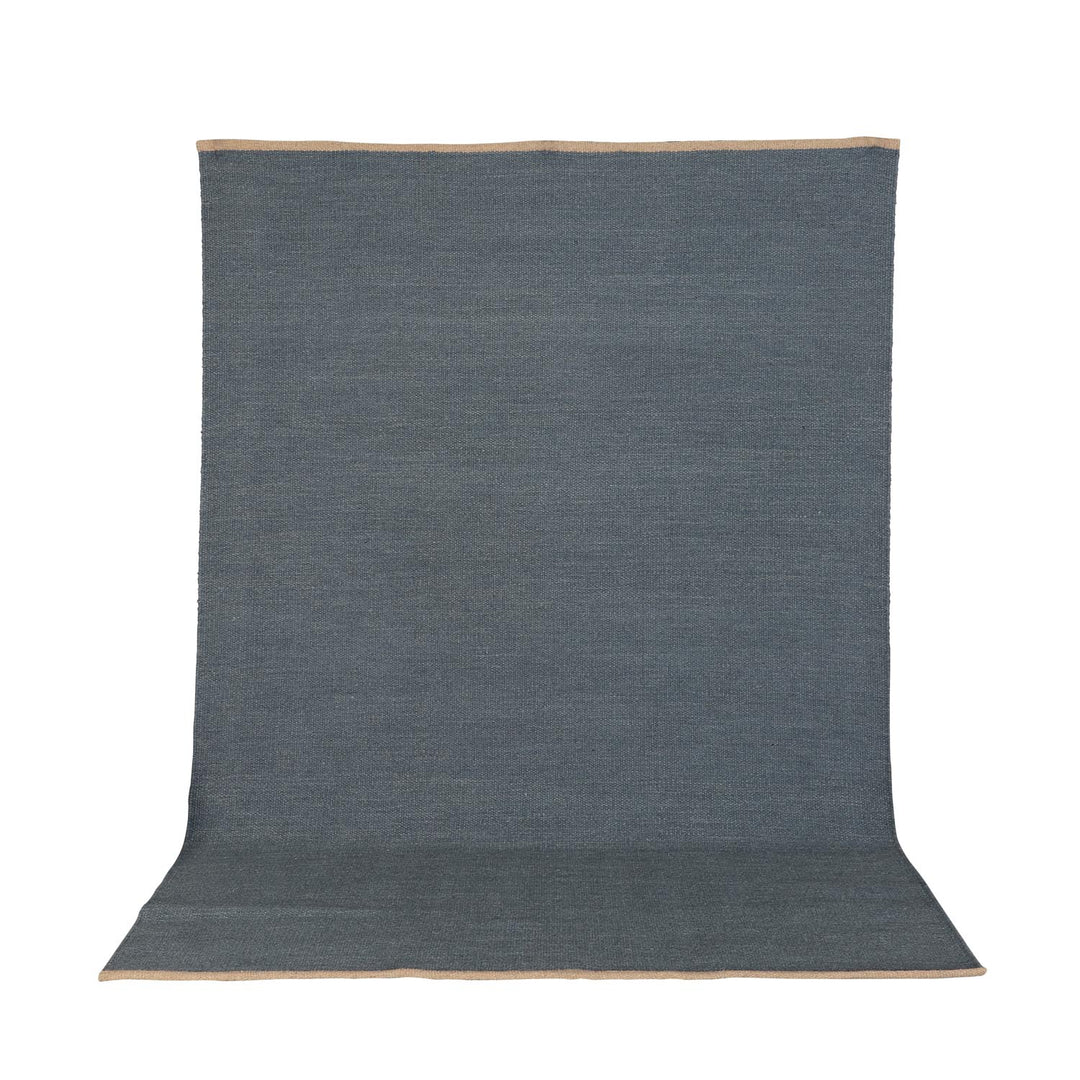 VENTURE DESIGN Jaipur gulvtæppe blå uld og bomuld 170x240