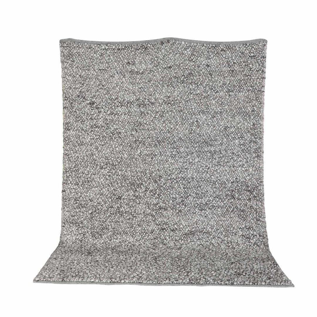 VENTURE DESIGN Jajru gulvtæppe lysegrå uld og viskose 200x300