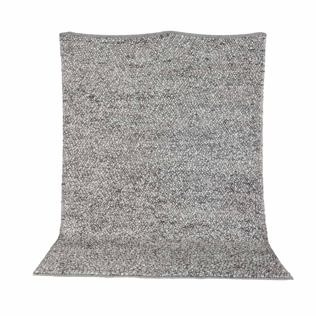 VENTURE DESIGN Jajru gulvtæppe lysegrå uld og viskose 250x350