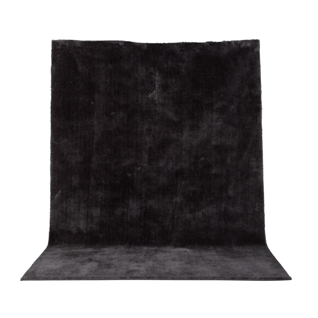 VENTURE DESIGN Undra gulvtæppe mørkegrå viskose 250x350