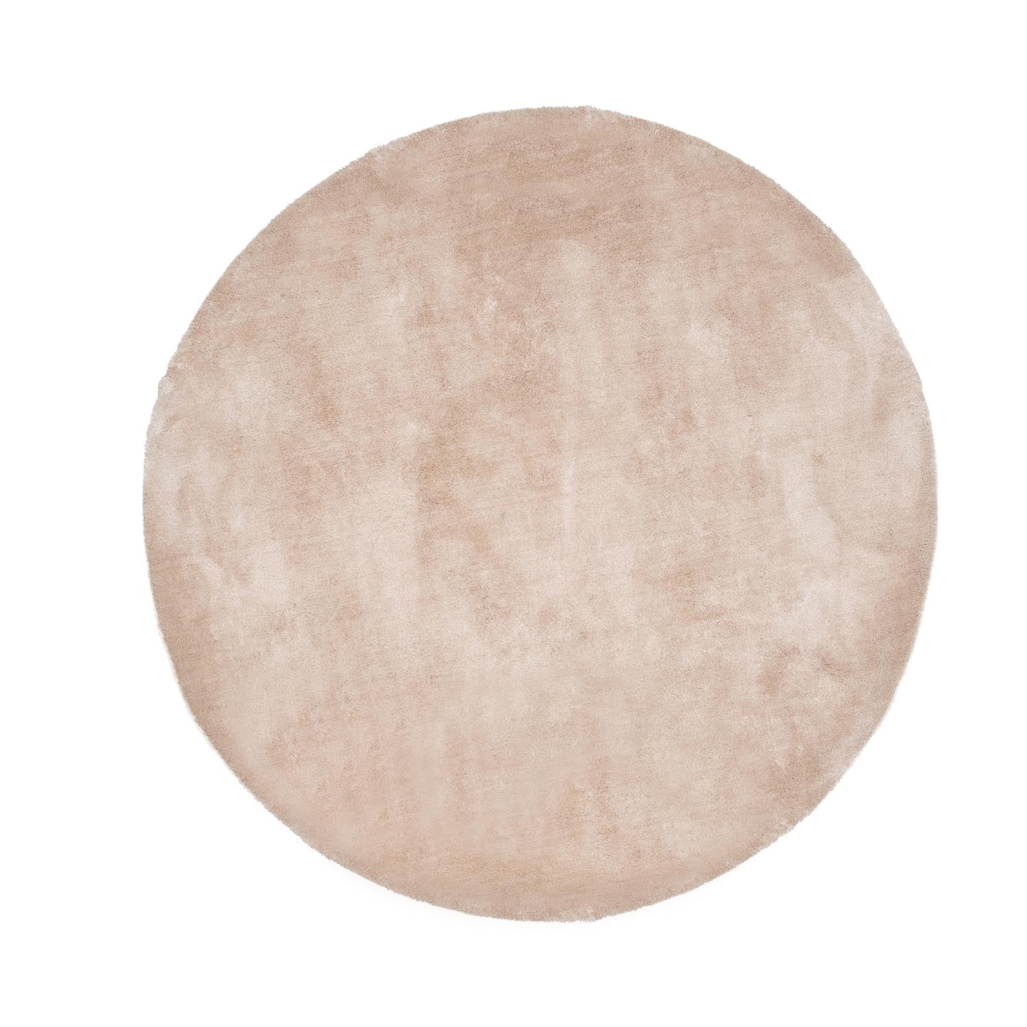Produktbillede af VENTURE DESIGN Undra gulvtæppe beige viskose Ø200 i premium kvalitet