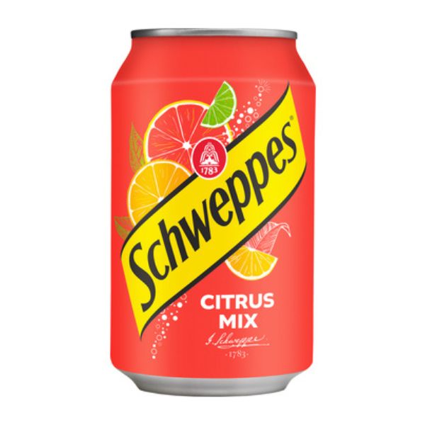 Produktbillede af Schweppes Citrus Mix 33 Cl. på tilbud i premium kvalitet
