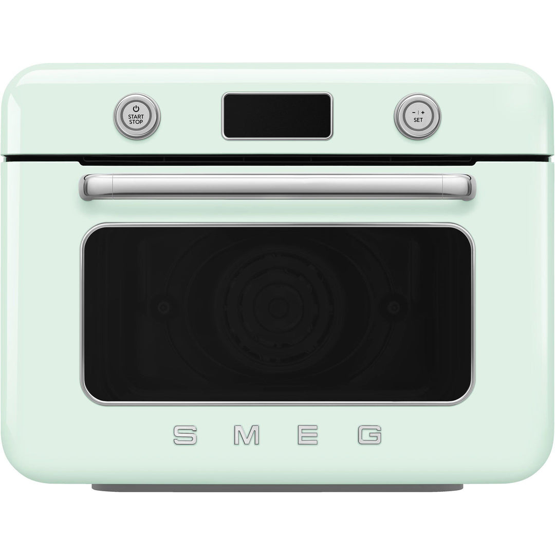 Smeg Smeg COF01PGEU Fritstående dampovn, pastelgrøn – vinkelbillede (Ovn)