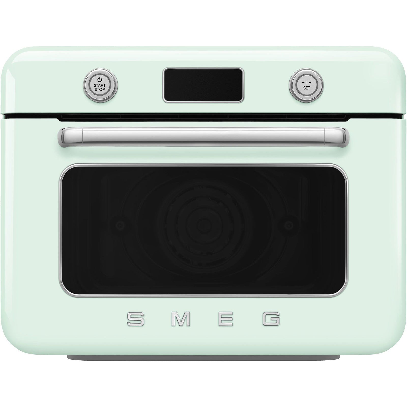 Smeg Smeg COF01PGEU Fritstående dampovn, pastelgrøn – vinkelbillede (Ovn)