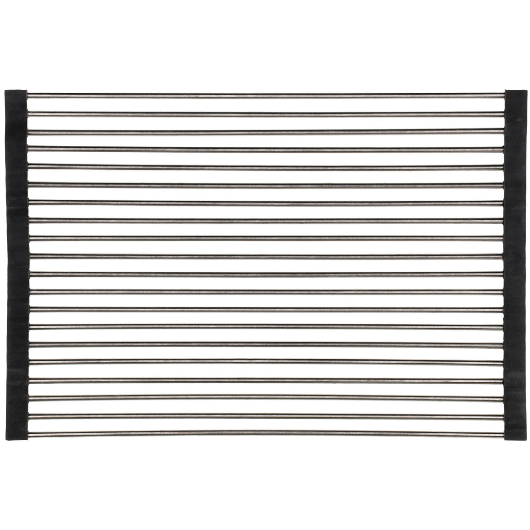 Maku Maku Sammenrullelig opvaskemåtte 48 x 33 cm, rustfrit stål/silikone ❤ frontbillede (Vaskestativ)