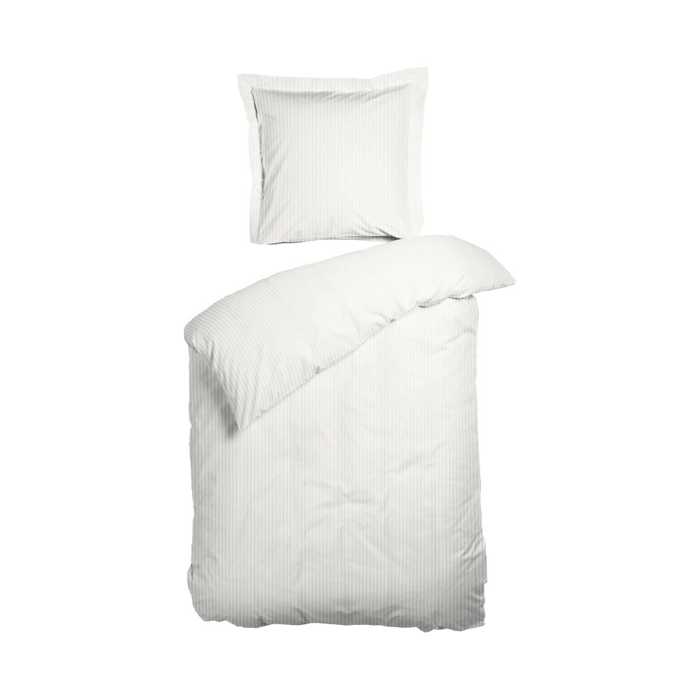 Produktbillede af MONZA Sengesæt 140x220 cm. Hvid på tilbud i høj kvalitet
