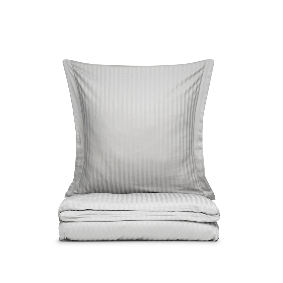 Produktbillede af Engholm Textiles Sengesæt Cloe grå 140x220 cm i premium kvalitet