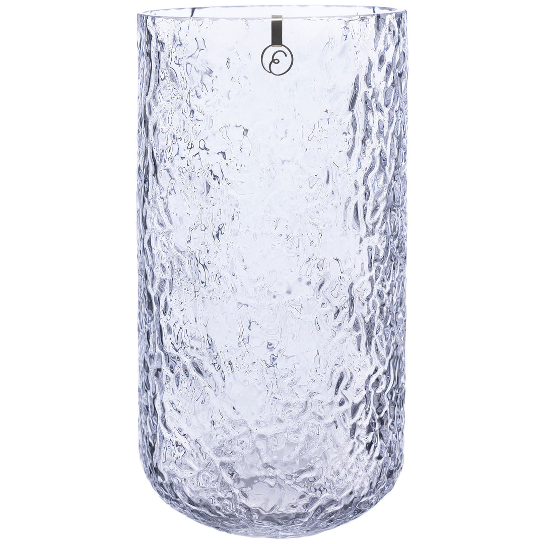 Ernst Ernst Glasvase 25 cm, mønstret glas ❤ detaljebillede (Vase)