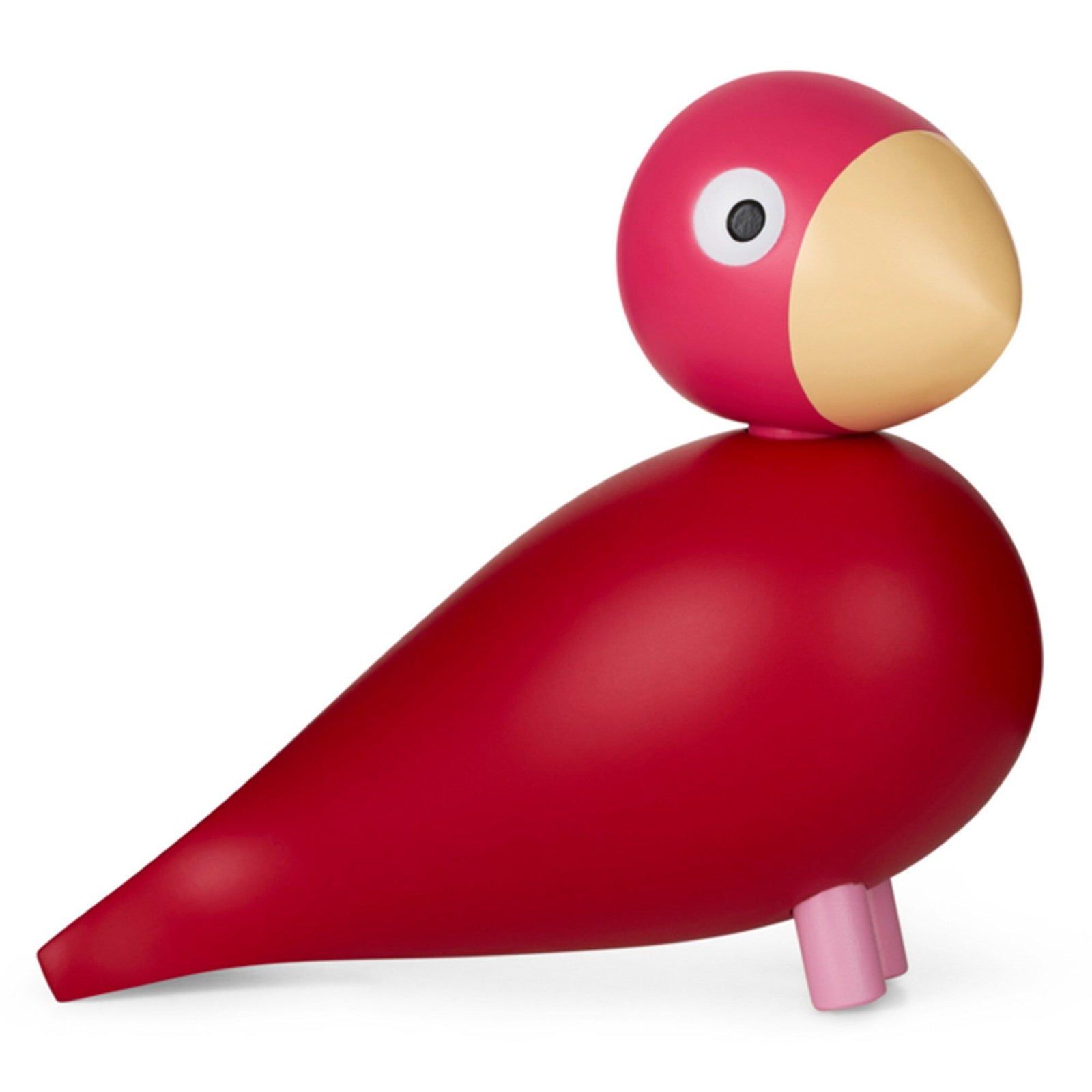 Kay bojesen Kay bojesen Flora årets fugl 2024 12,5 cm, power-pink – vinkelbillede (Træfigur)