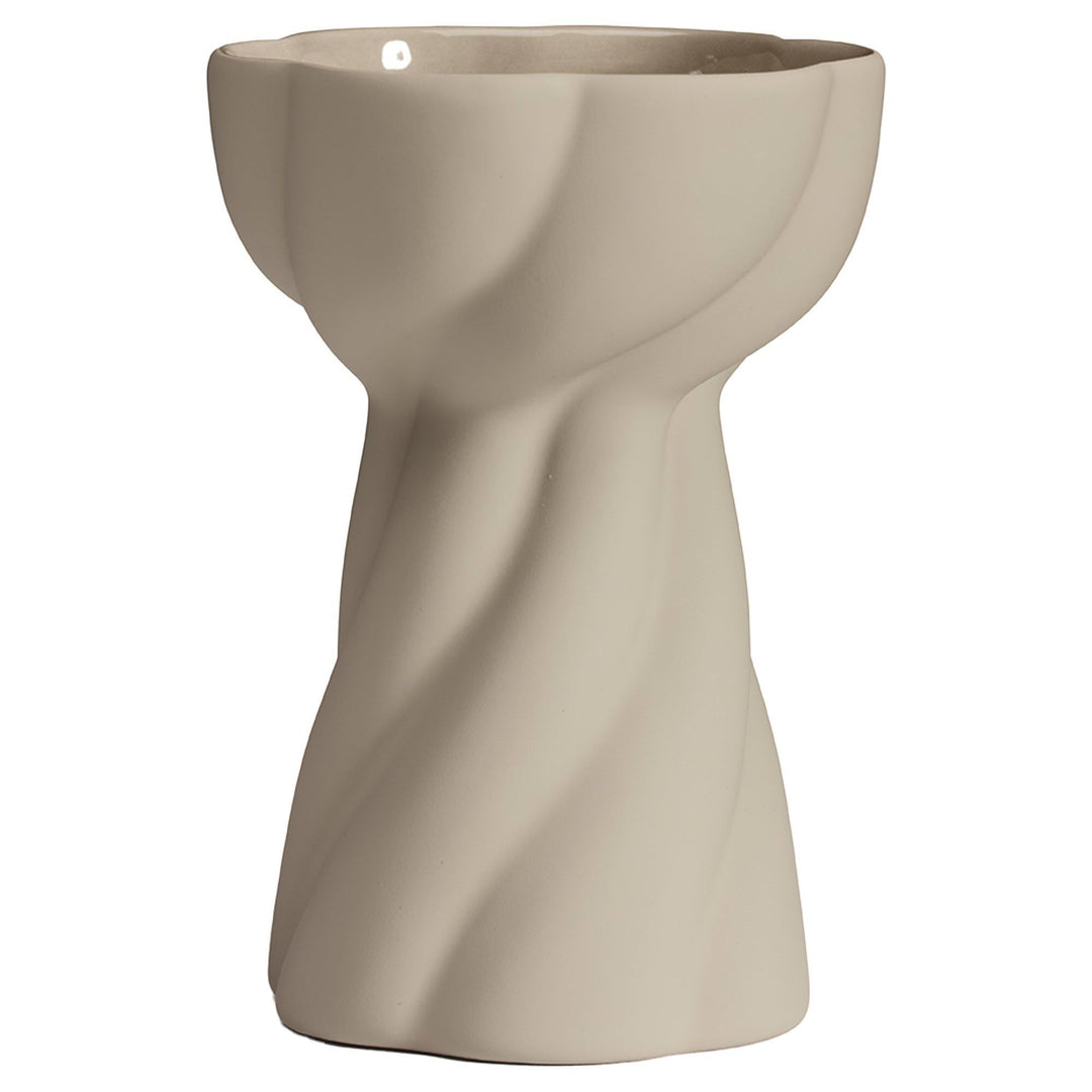Cooee design Cooee design Twist Bulb løgvase, sand ❤ billede i brug i kategorien Vase