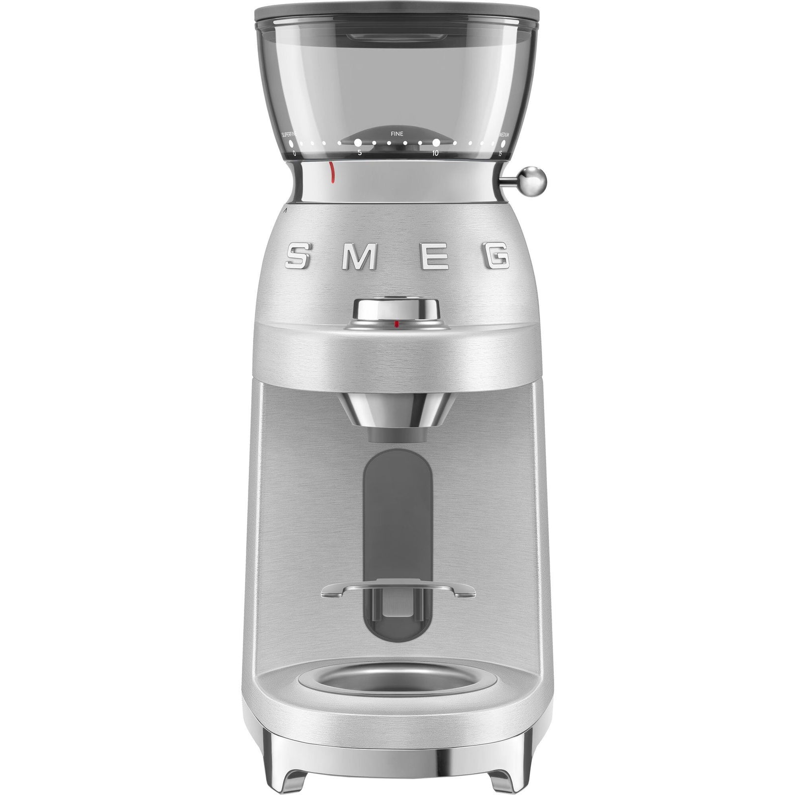 Smeg Smeg CGF02SSEU Kaffekværn, sølv ❤ produktfoto i kategorien Kaffekværn