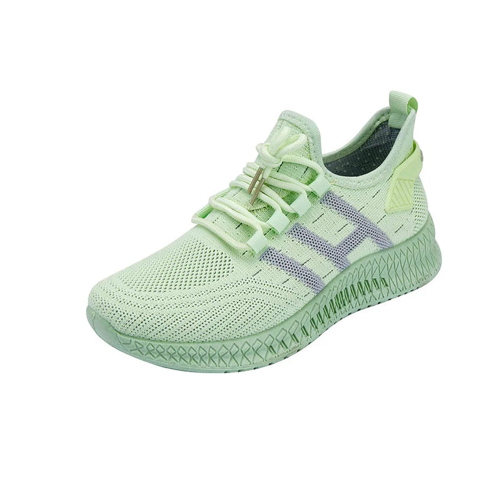Løbesko/Sneakers til kvinder åndbare og med optimal støddæmpning Grøn / 41