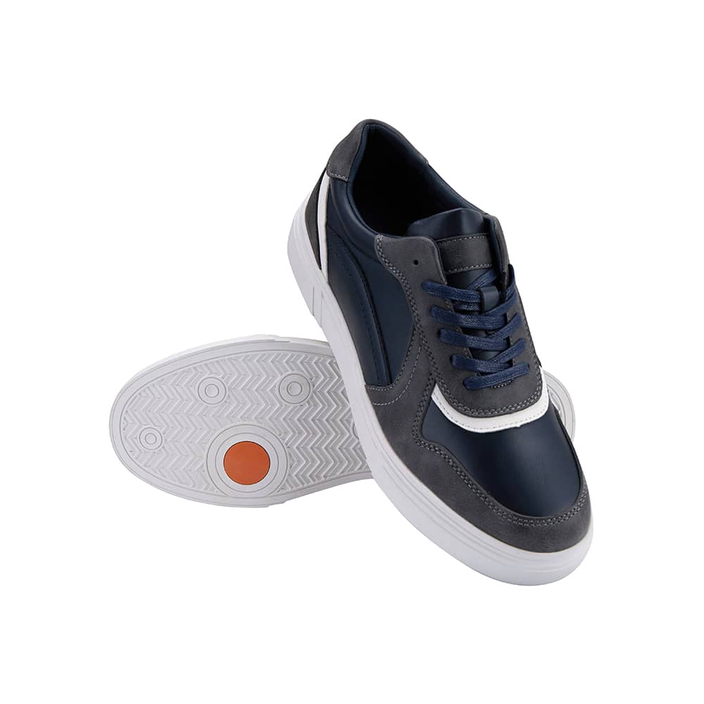 Produktbillede af Køb Sneakers til herre Navyblå og Hvide 44 på tilbud