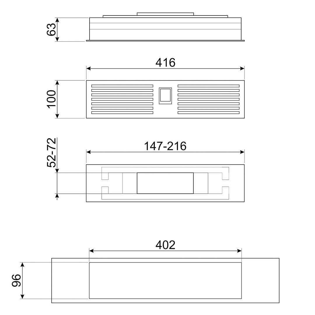 Smeg Smeg GRIDKDH12 gitter – billede i brug (Riste)