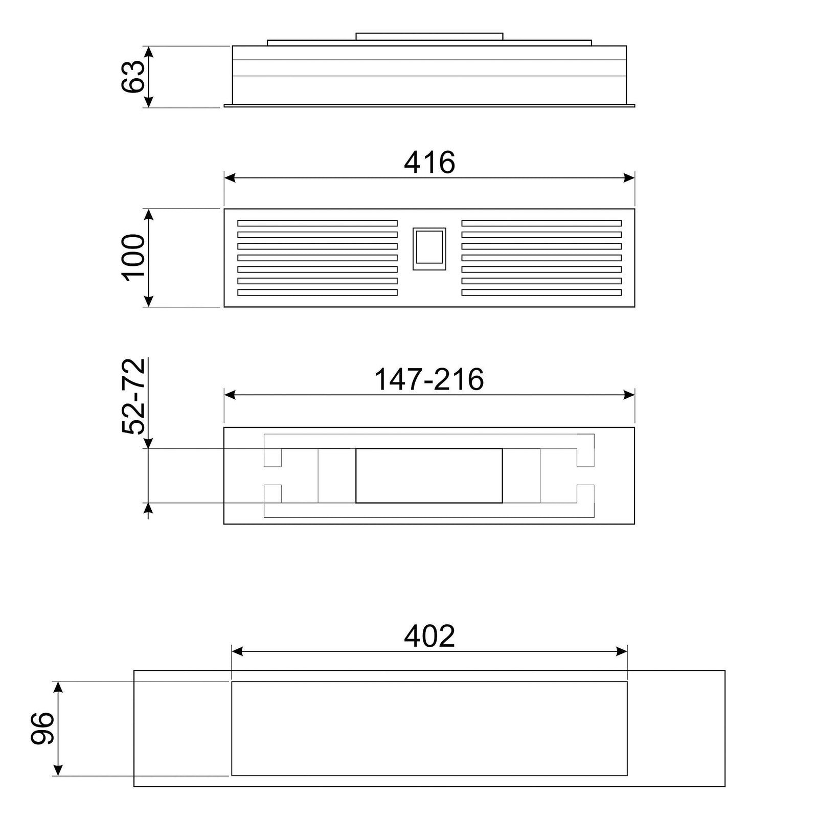 Smeg Smeg GRIDKDH12 gitter – billede i brug (Riste)
