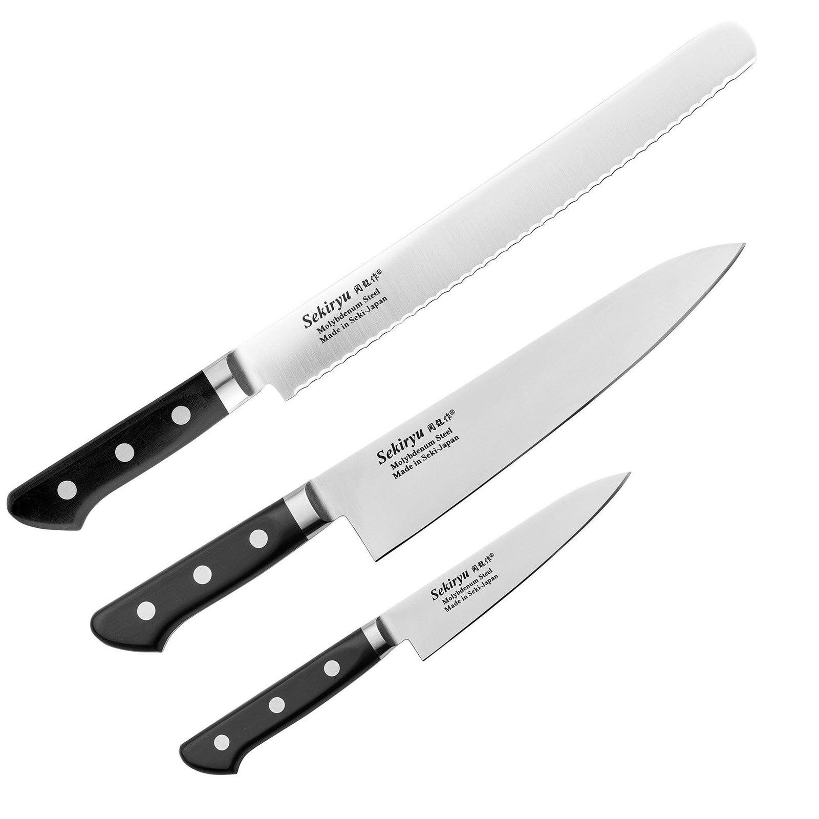 Sekiryu Sekiryu Master knivsæt 3 dele – vinkelbillede (Knivsæt)