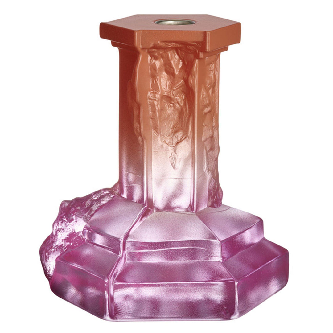 Kosta boda Kosta boda Rocky Baroque lysestage 175 mm, spicy rose ❤ produktbillede i kategorien Lysestage