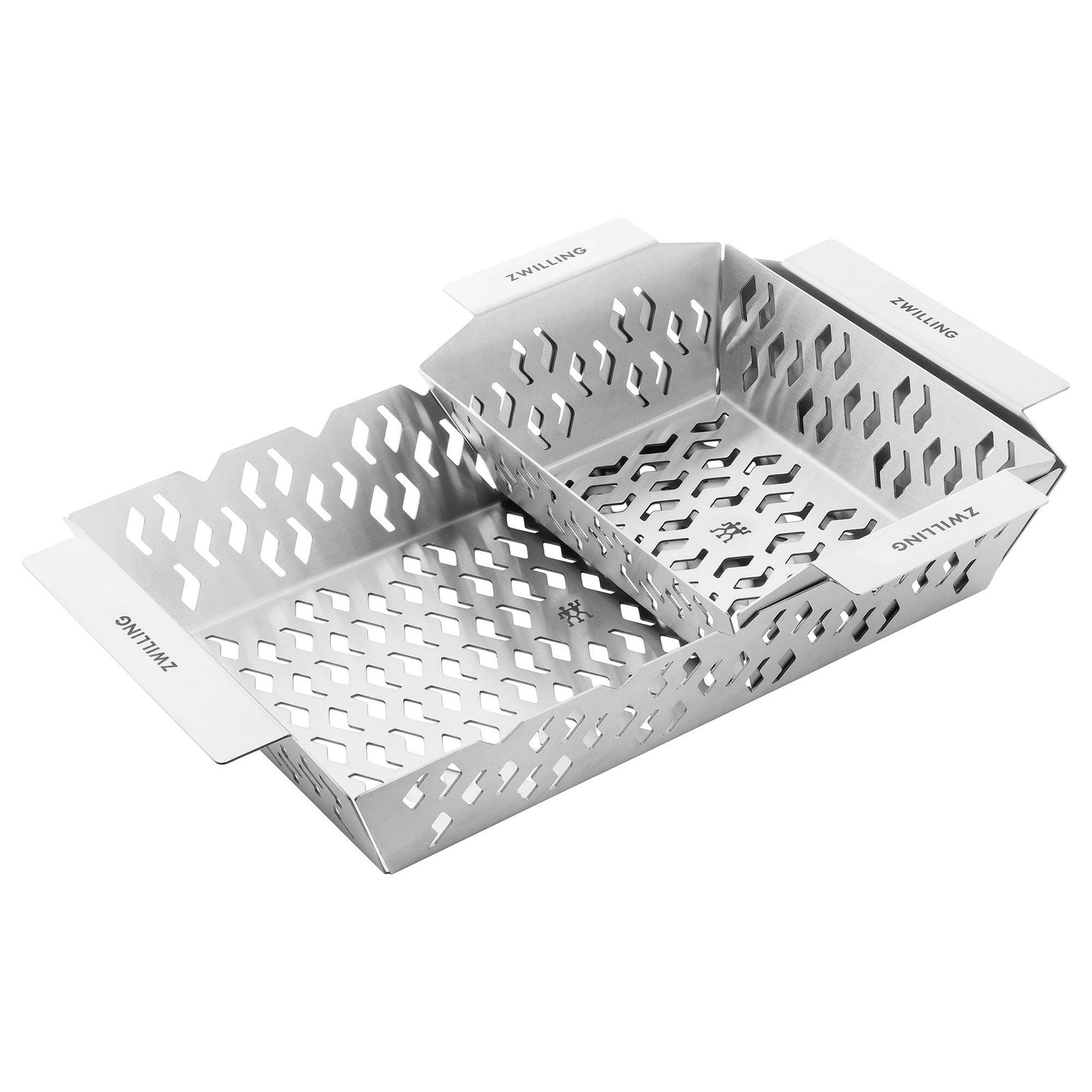 Zwilling Zwilling BBQ+ rektangulær grillkurv 2 stk, small + medium – billede i brug (Grillkurv)