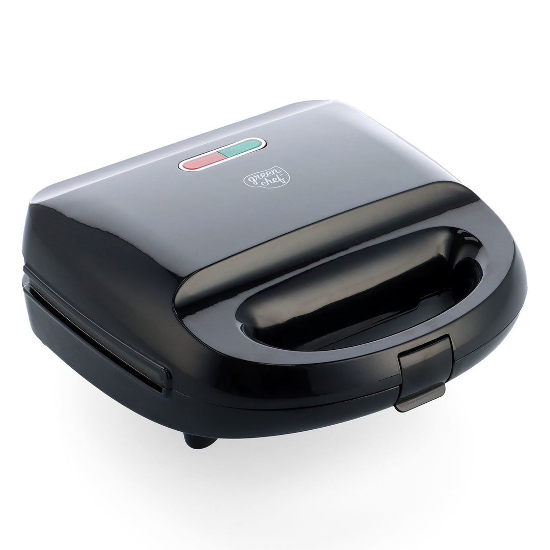 Greenchef Greenchef 3-i-1 sandwichgrill/vaffeljern, black – frontbillede (Vaffeljern)
