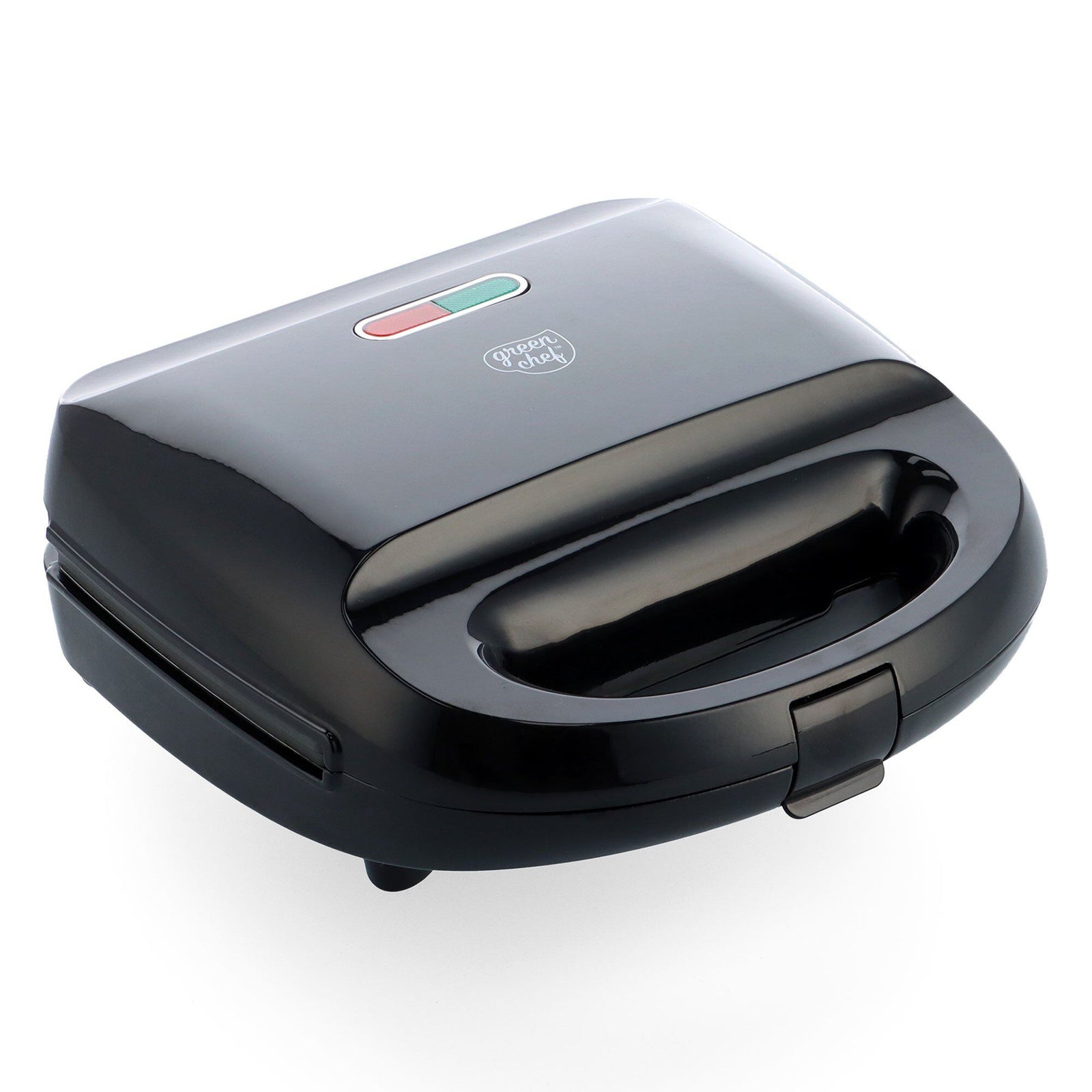 Greenchef Greenchef 3-i-1 sandwichgrill/vaffeljern, black – frontbillede (Vaffeljern)