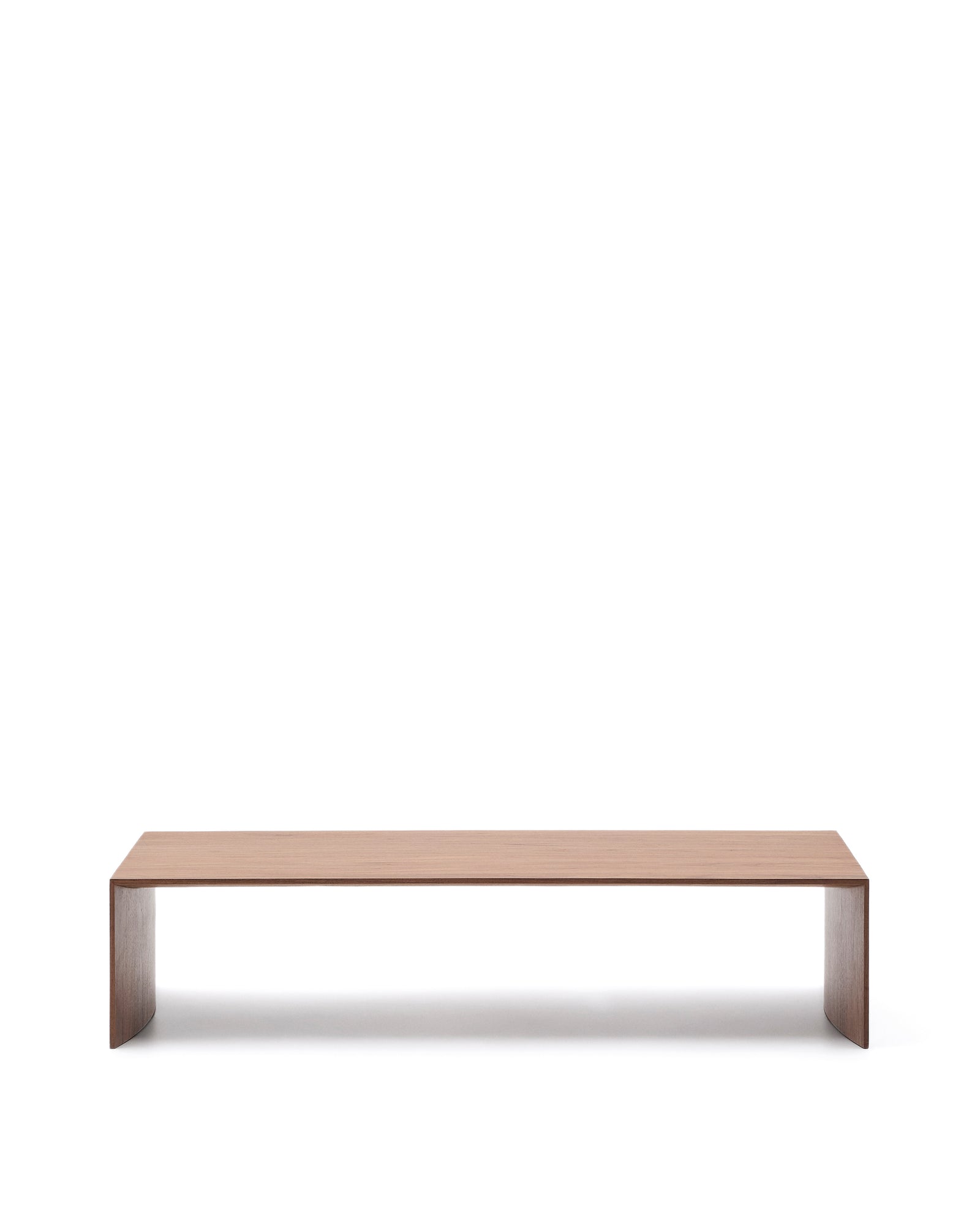 Produktbillede af KAVE HOME Litto sofabord rektangulær brun valnøddefinér 140x70 i premium kvalitet
