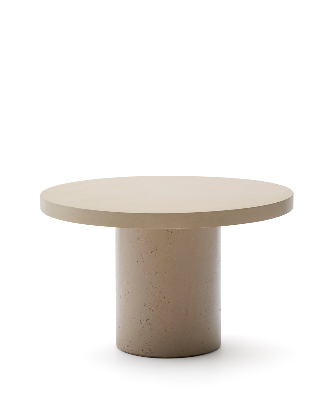 KAVE HOME Aiguablava havebord rund beige cement Ø120