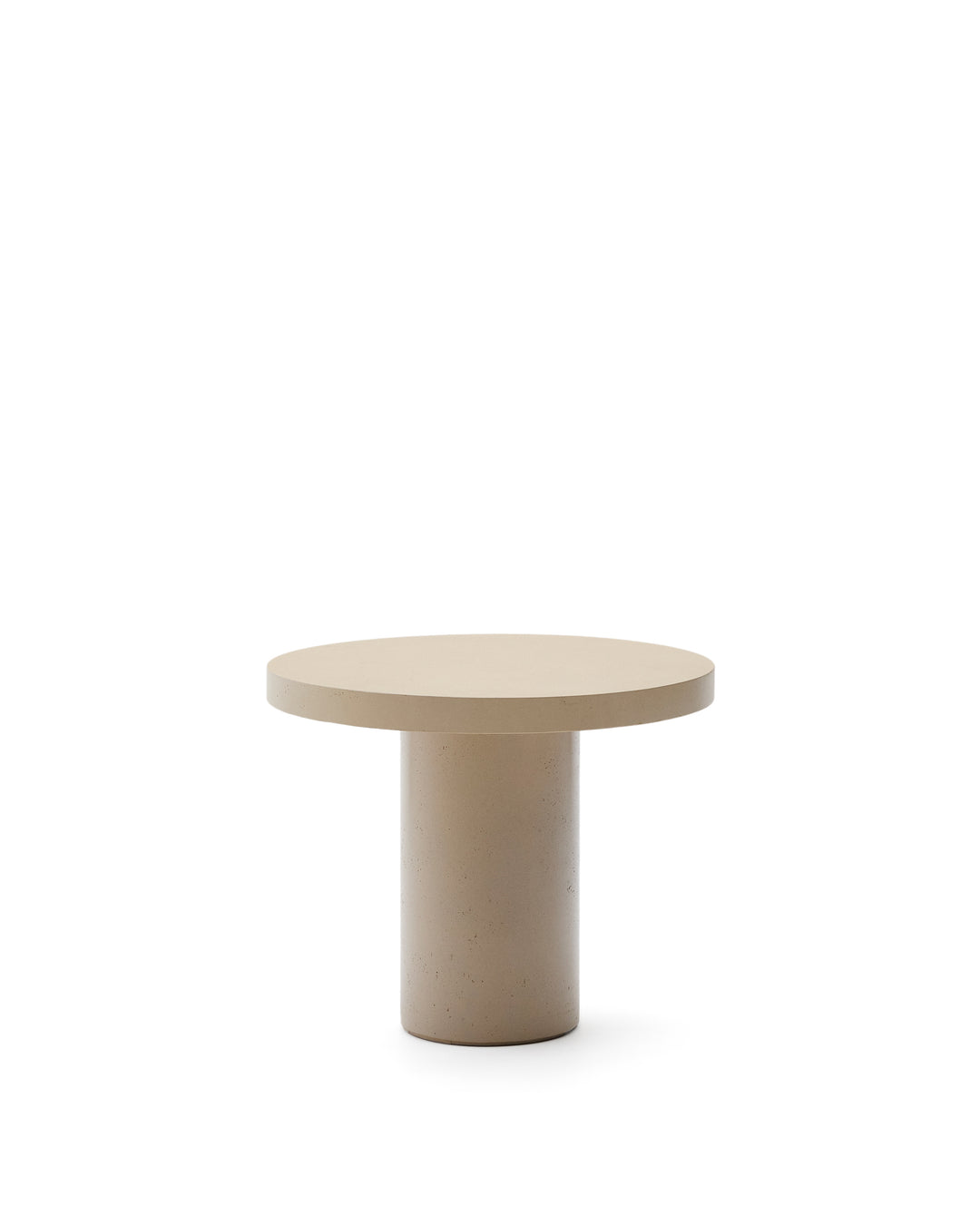 KAVE HOME Aiguablava havebord rund beige cement Ø90