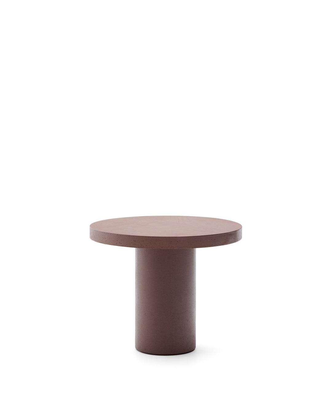 KAVE HOME Aiguablava havebord rund terracotta cement Ø90
