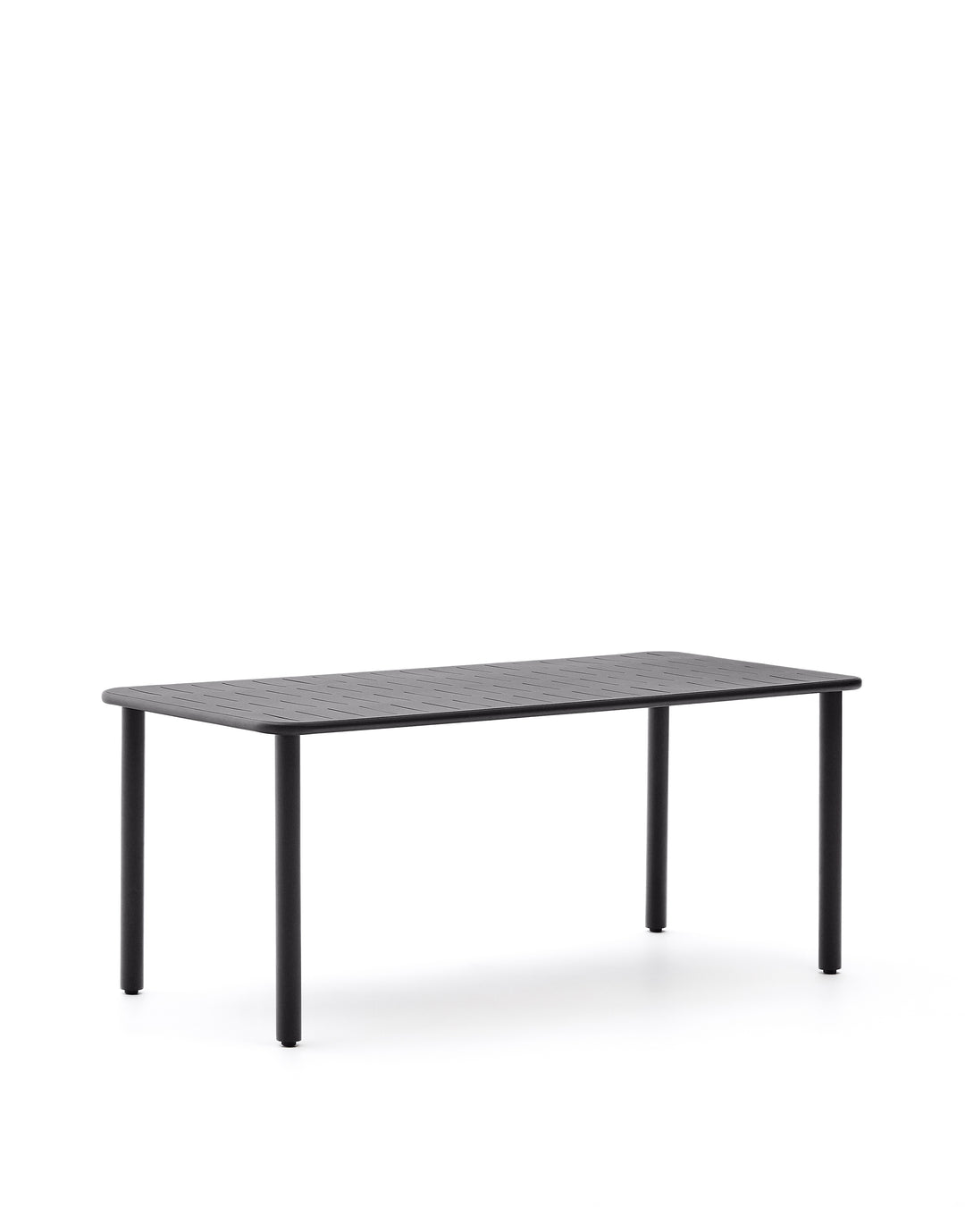 KAVE HOME Brai havebord rektangulær mørkegrå galvaniseret stål 180x90
