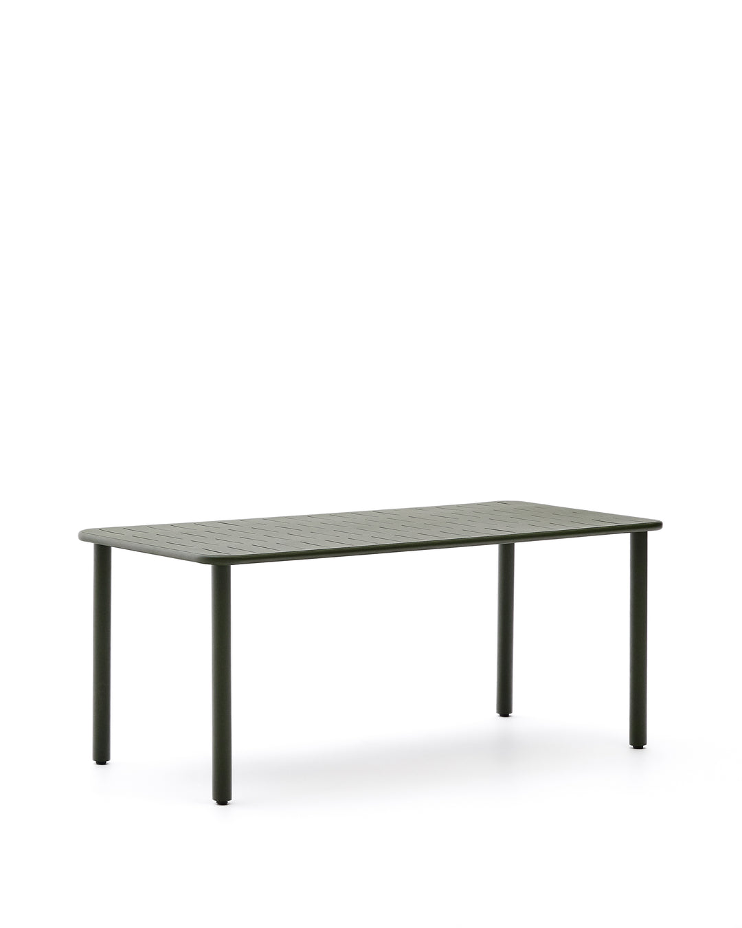 KAVE HOME Brai havebord rektangulær grøn galvaniseret stål 180x90