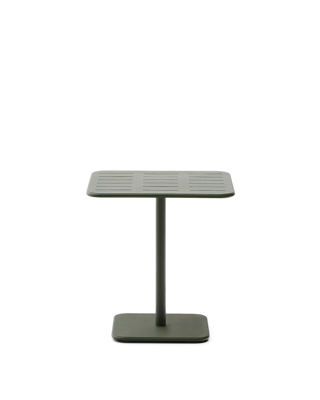 Produktbillede af KAVE HOME Brai havebord kvadratisk grøn galvaniseret stål 70x70 i premium kvalitet